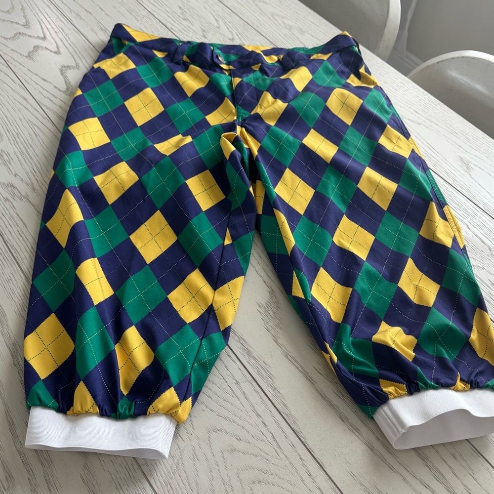Loudmouth Vibrant Plaid Athletic Shorts